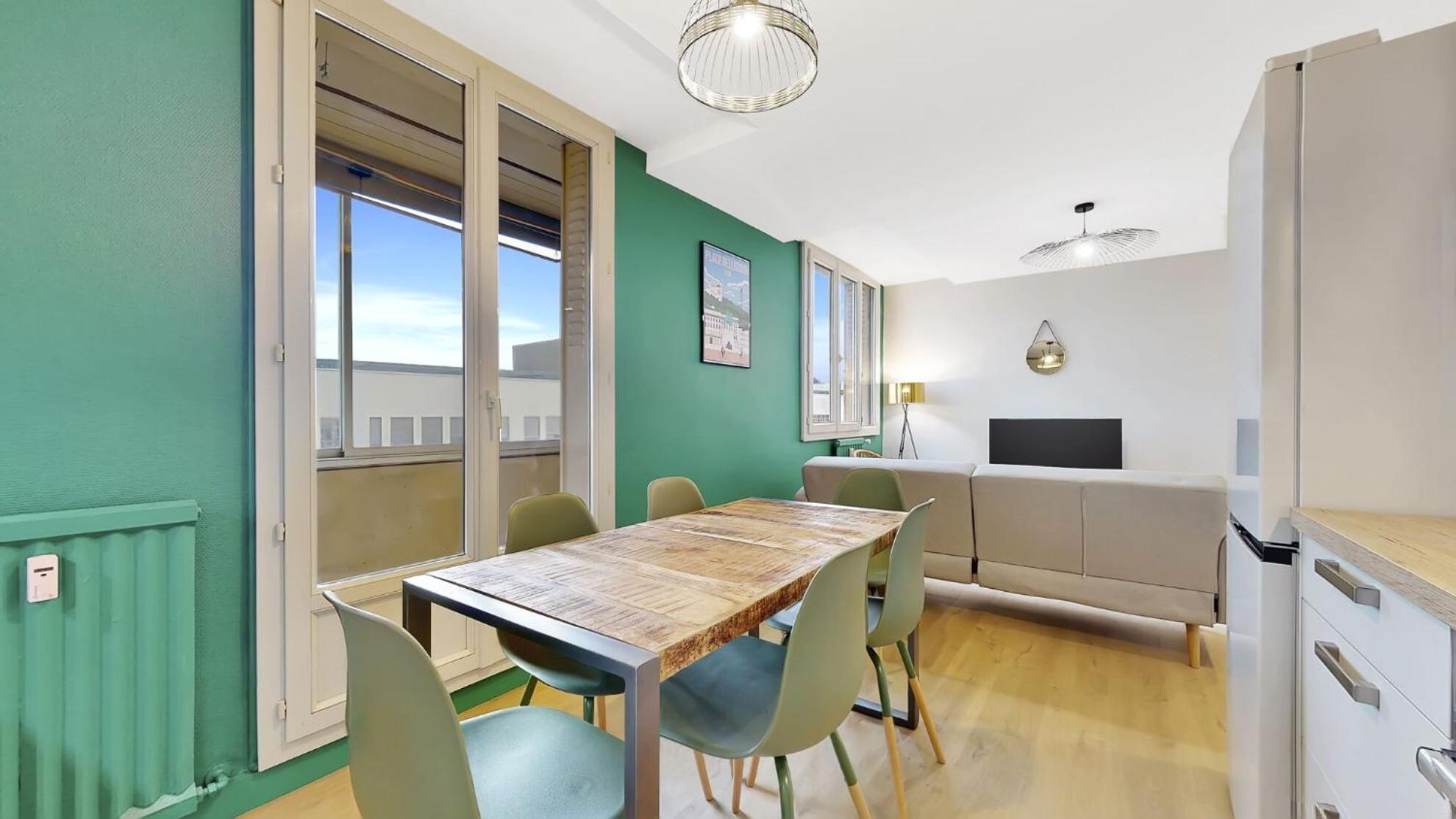 Appartement Neuf Pour 6, Parking Et Box, Au Calme Villeurbanne Buitenkant foto